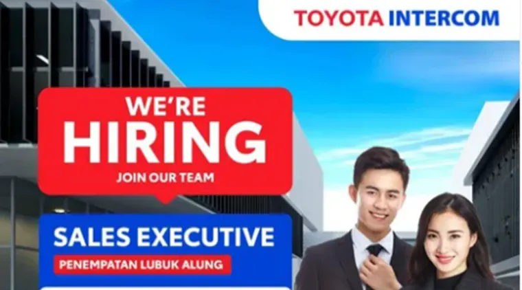 Kesempatan Kerja di Toyota Intercom Lubuk Alung, Cek Persyaratan & Cara Daftarnya!
