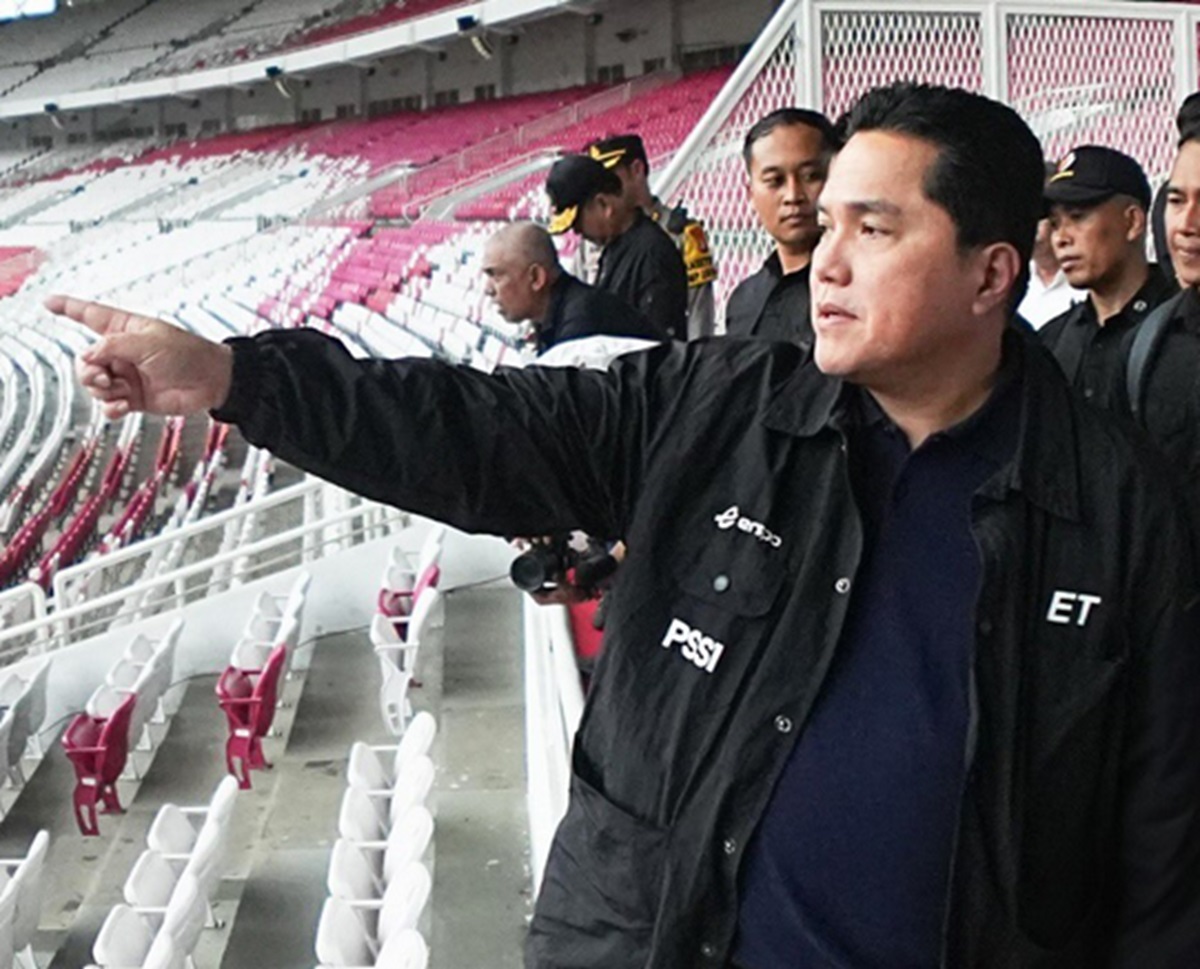 Erick Thohir bicara soal Timnas Indonesia.
