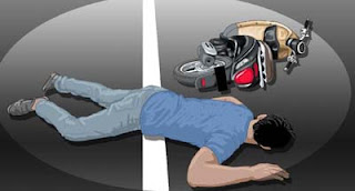 Dua Motor Bertabrakan