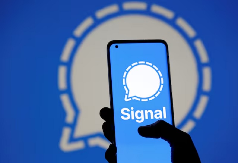 Aplikasi chat Signal.