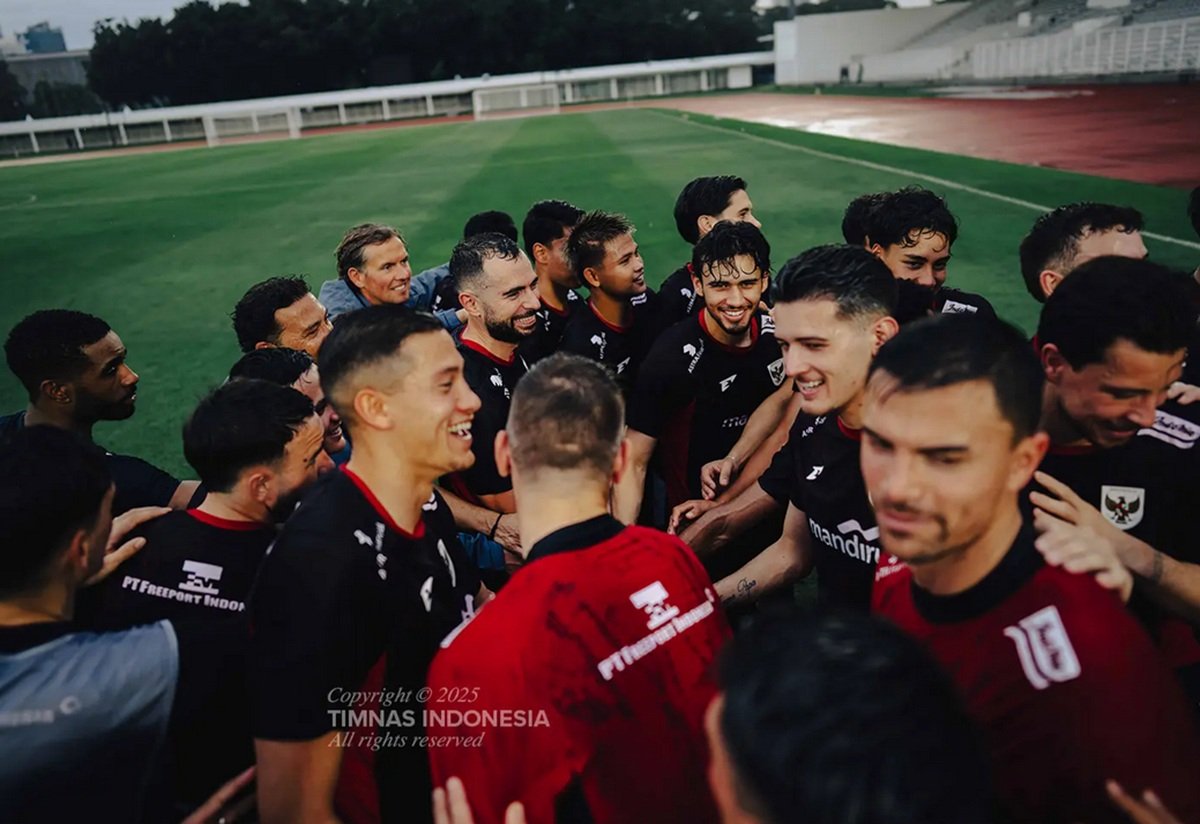 Timnas Indonesia kala berlaga.