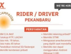 SPX Express Buka Lowongan Rider/Driver di Pekanbaru, Cek Syaratnya!