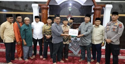 TSR II Pemko Pariaman Lakukan Silaturahmi dengan Jamaah Masjid An-Nur Desa Ampalu