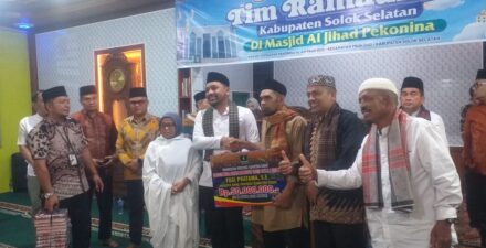 Masjid Al Jihad Pekonina Terima Bantuan