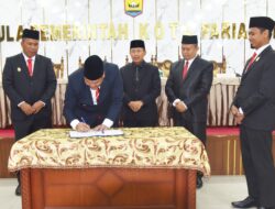 Sertijab Walikota Pariaman Berjalan Lancar, Gubernur Berharap Walikota dan Wakil Senantiasa Menjaga Kekompakan