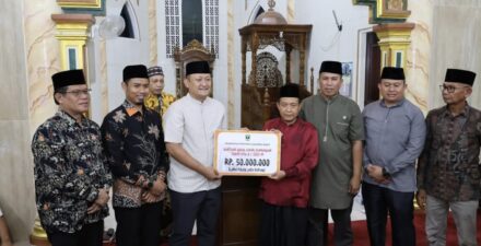 Wawako Mulyadi Sambut TSR Provinsi Sumbar di Masjid Raya Sungai Sirah Kota Pariaman