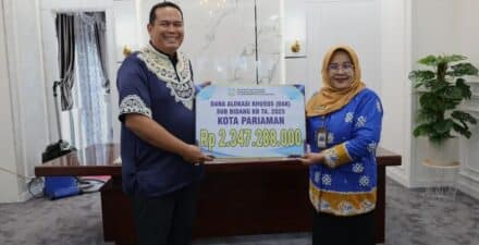 Wali Kota Pariaman Terima DAK Keluarga Berencana Tahun 2025 senilai Rp 2.5 Milyar