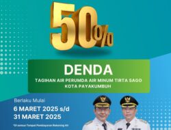 Pamtigo Payakumbuh Berikan Keringanan Denda 50 Persen