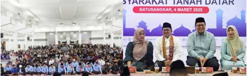 Buka bersama Buupati dan Wakil Bupati Tanah Datar.