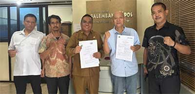Kadiskominfo Muba hadiri undangan media di Sumsel.