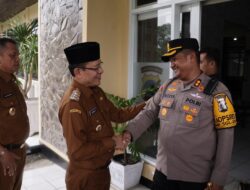 Bersilaturrahmi, Wako Zulmaeta Dan Wawako Elzadaswarman Kunjungi Mako Polresta Payakumbuh