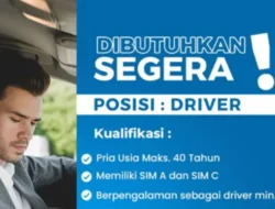 Lowongan Sopir di PT Dofla Jaya Properti, Kesempatan Berkarier dengan Stabilitas Tinggi