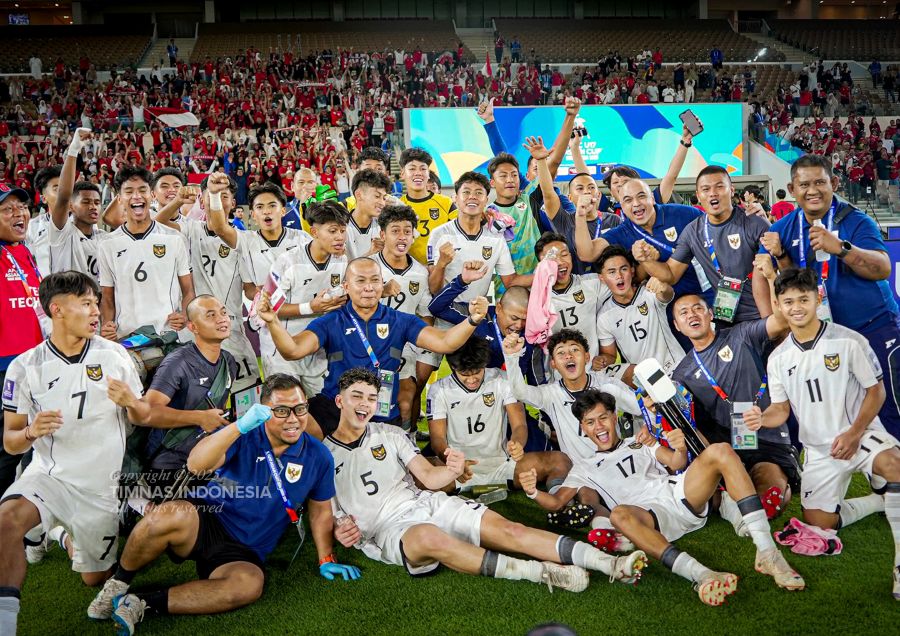 Timnas Indonesia U-17 lolos Piala Dunia U-17 2025.