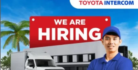 Toyota Intercom Buka Lowongan Driver di Padang, Cek Syaratnya!