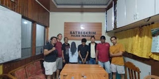 Satuan Reserse Kriminal (Satreskrim) Polres Pariaman mengamankan dua orang remaja.