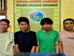Polres Padang Panjang Tangkap 6 Pelaku Narkoba, Sabu dan Ganja Diamankan