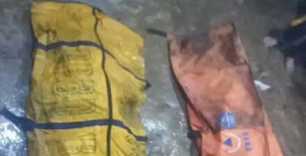 Korban meninggal dunia saat banjir di Panjang Bandarlampung yang berhasil dievakuasi oleh Tim BPBD Bandarlampung, Senin (21/4/2025).