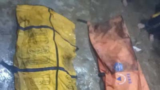 Korban meninggal dunia saat banjir di Panjang Bandarlampung yang berhasil dievakuasi oleh Tim BPBD Bandarlampung, Senin (21/4/2025).