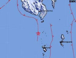 Gempa 5,0 SR Terjadi di Barat Laut Tahuna