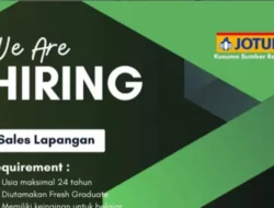 Kesempatan Karir di Jotun, Posisi Sales Lapangan Dibuka!