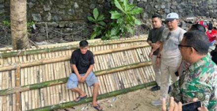 Jembatan Bambu Pungli di Carita Dibongkar Polisi