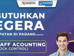 Master Padang Buka Lowongan Staff Accounting, Cek Syaratnya!