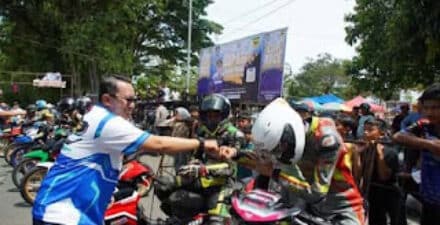 Bupati Eka Putra Buka Ajang Balap Tanah Datar Cup 2025