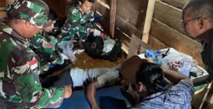 Satgas Pamtas Amankan Warga Usai Serangan KKB Papua Selatan