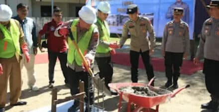 Peletakan Batu Pertama SPPG, Polda Sumbar Dukung Program Gizi Nasional