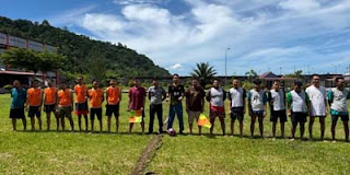 Sepak Bola Narapidana Warnai PORSENAP di Rutan Padang