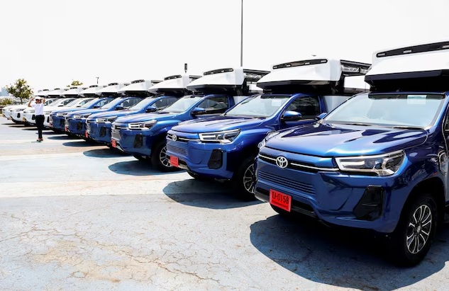 Toyota Berencana Siapkan 15 Model Mobil Listrik pada 2027.