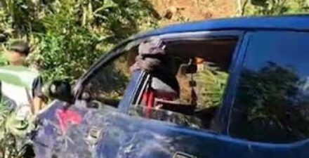 Mobil Terjebak di Tanjakan Wisata Bogor