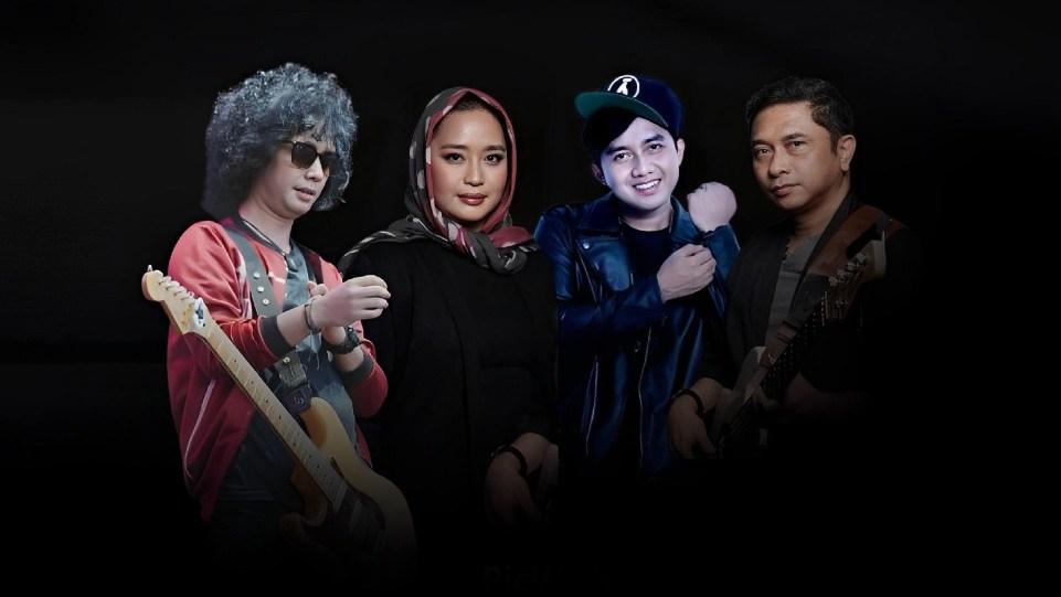 Bima Wp berkolaborasi dengan Tya Subiakto, Alex Kuple, dan Rendy Suryadi pada lagu Jejak Kegalauan. (Dok. Istimewa)