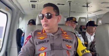 Kapolri Pantau Arus Balik Lebaran di Tol Cipali Via Udara