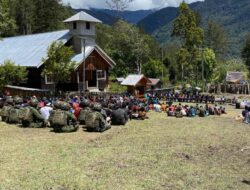 Harmoni di Tanah Beoga, Ibadah Syukur 63 Tahun Injil Bersama Satgas TNI