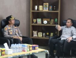 Ketua DPRD Pulang Pisau Tandean Indra Bella Sambut Kunjungan Kapolres Baru AKBP Iqbal Sengaji