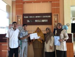Jasa Raharja Bersama Tim Pembina Samsat Lakukan Penagihan Tunggakan Pajak Kendaraan Bermotor di SMAN 1 Payakumbuh