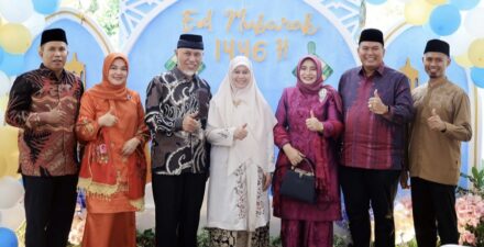 Walikota dan Wawako Pariaman Hadiri Open House Gubernur Sumbar di Hari Kedua Lebaran