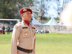 Upacara Hari Jadi ke-26 Aceh Singkil, Kasi Humas Polres Sebagai Komandan Upacara