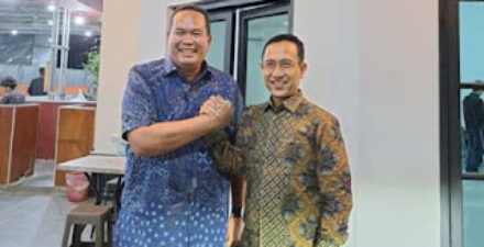 Wako Pariaman Yota Balad bertemu Wakil Ketua Baznas Mokhamad Mahdum.