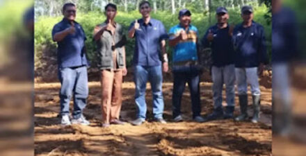 Kolaborasi PTPN IV dan Desa Tirta Kencana Sukses Perbaiki 9 Ruas Jalan