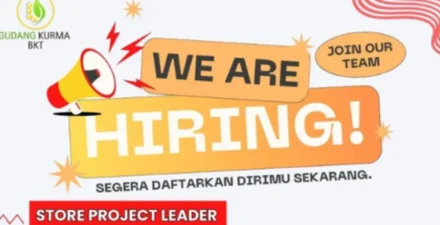 Lowongan Store Project Leader di Gudang Kurma.ID, Daftar Sebelum 25 Mei!