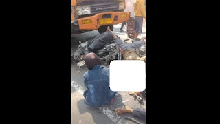 Kecelakaan beruntun terjadi di Jalur Pantura, Kecamatan Grati, Kabupaten Pasuruan, Jawa Timur, Sabtu (10/5/2025).