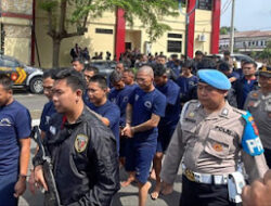 52 Preman Diamankan di Bandung, Polisi Sita 104 Barang Bukti dalam Operasi Pekat 2 Lodaya