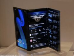 Samsung Siapkan Ponsel Lipat Tiga dengan Baterai Inovatif