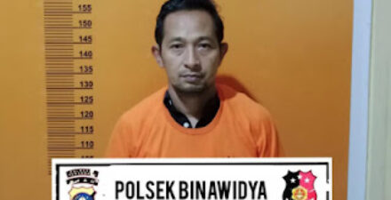 Pelaku penembakan remaja di Pekanbaru.