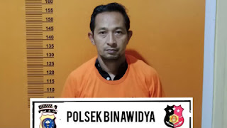 Pelaku penembakan remaja di Pekanbaru.