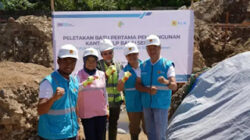Groundbreaking pembangunan kantor ULP PLN Balai Selasa.