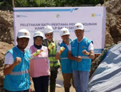 Peletakan Batu Pertama Kantor PLN Balai Salasa Dimulai