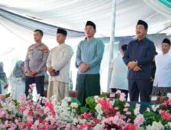 Wabup Muba Hadiri Haul dan Tasyakuran Keluarga Sugeng Budiarto di Tungkal Jaya